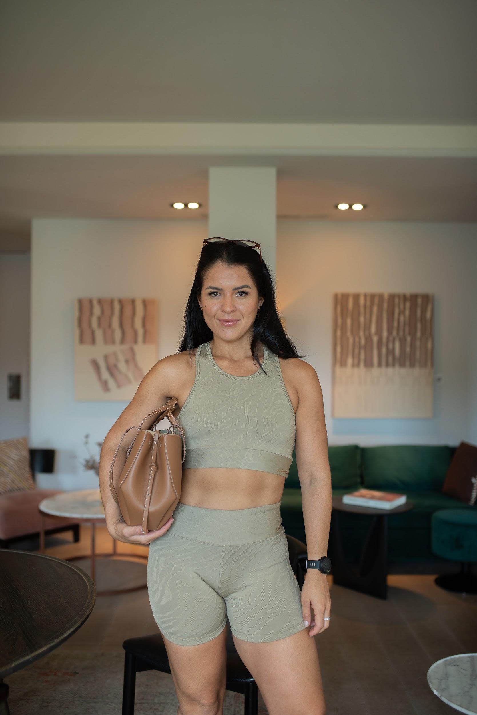 Set de short texturizado